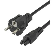 Maitinimo laidas DELTACO CEE 7/7 - C5, 1,5m, juodas / 1902301