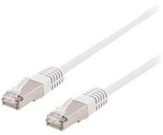 Deltaco SFTP-603VH, 0,3 m, Cat6, S/FTP (S-STP), RJ-45, RJ-45, baltas
