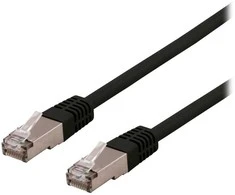 Deltaco SFTP-67SH, 7 m, Cat6, S/FTP (S-STP), RJ-45, RJ-45, juodas