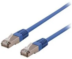 Deltaco SFTP-603BH, 0,3 m, Cat6, S/FTP (S-STP), RJ-45, RJ-45, mėlynas
