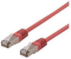 Deltaco SFTP-603RH, 0,3 m, Cat6, S/FTP (S-STP), RJ-45, RJ-45, raudonas