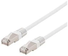 Deltaco SFTP-60VH, 0,5 m, Cat6, S/FTP (S-STP), RJ-45, RJ-45, baltas