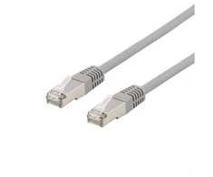 Cat6 kabelis DELTACO, LSZH, 2m, pilkas / SFTP-62H