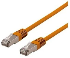 Deltaco SFTP-63ORH, 3 m, Cat6, S/FTP (S-STP), RJ-45, RJ-45, oranžinis