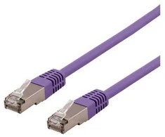 Deltaco SFTP-63PH, 3 m, Cat6, S/FTP (S-STP), RJ-45, RJ-45, Violetinis