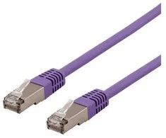 Deltaco SFTP-63PH, 3 m, Cat6, S/FTP (S-STP), RJ-45, RJ-45, Violetinis