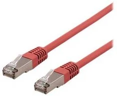 Deltaco SFTP-65RH, 5 m, Cat6, S/FTP (S-STP), RJ-45, RJ-45, raudonas