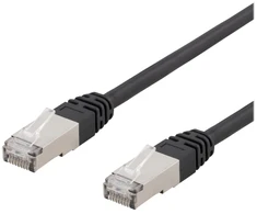 Deltaco SFTP-65UV, 5 m, Cat6, S/FTP (S-STP), RJ-45, RJ-45, juodas