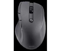Tyli Bluetooth DELTACO pelė, 5 mygtukai, 600-1200 DPI, juoda / MS-906