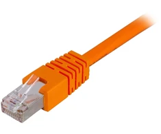 Deltaco STP-60-OR, 0.5 m, Cat6, F/UTP (FTP), RJ-45, RJ-45, Oranžinė