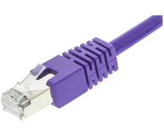 Deltaco STP-603P, 0,3 m, Cat6, F/UTP (FTP), RJ-45, RJ-45, violetinis