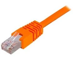 Deltaco STP-607-OR, 0,75 m, Cat6, F/UTP (FTP), RJ-45, RJ-45, oranžinis