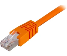 Deltaco STP-607-OR, 0,75 m, Cat6, F/UTP (FTP), RJ-45, RJ-45, oranžinis