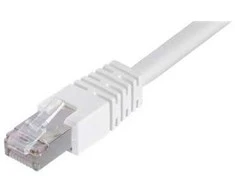 Deltaco STP-607V, 0,75 m, Cat6, F/UTP (FTP), RJ-45, RJ-45, baltas