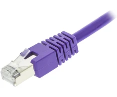 Deltaco STP-610P, 10 m, Cat6, F/UTP (FTP), RJ-45, RJ-45, violetinis