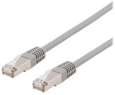 DELTACO STP-615AU - Patch kabelis - RJ-45 (kištukas) į RJ-45 (lizdas) - 15 m - F/UTP (folijos perdavimas oskarmat dviejų porų) - CAT 6a - be halogenų - pilkas