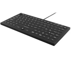 Klaviatūra Deltaco TB-509 - Mini - QWERTY - LED - Juodas