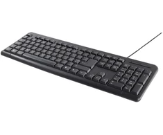 Klaviatūra Deltaco TB-53 - Full-size (100%) - su laidu - USB - QWERTY - Juodas
