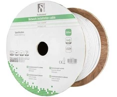 Deltaco TP-48GH, 305 m, Cat6, F/UTP (FTP), baltas