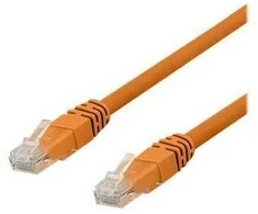Deltaco TP-60ORAU, 0,5 m, Cat6a, U/UTP (UTP), RJ-45, RJ-45, oranžinis
