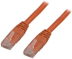 DELTACO CAT6 U / UTP tinklo kabelis, 2 m, oranžinis