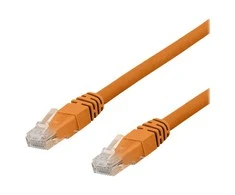 Deltaco TP-65ORAU, 5 m, Cat6a, U/UTP (UTP), RJ-45, RJ-45, oranžinis