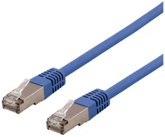 DELTACO U/FTP Cat6a tinklo kabelis, LSZH, 2 m, mėlynas