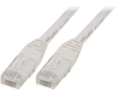 DELTACO U/UTP Cat5e tinklo laidas 10 m, baltas