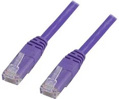 Deltaco TP-63P, 3 m, Cat6, RJ-45, RJ-45, violetinis