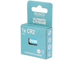 Deltaco ULT-CR2-1P, Vienkartinė baterija, CR2, Ličio, 3 V, 1 vnt., Mėlyna