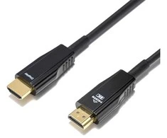 Deltaco ULTRA didelės spartos HDMI kabelis, 48Gbps, 20m, juodas, AOC
