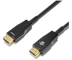 ULTRA didelės spartos DELTACO HDMI kabelis, 48Gbps, 10m, juodas, AOC / HU-AOC10