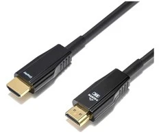 Deltaco ULTRA didelės spartos HDMI kabelis, 48Gbps, 20m, juodas, AOC