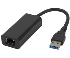 USB-A gigabito tinklo adapteris DELTACO su MAC adreso perdavimu / USB3-GIGA-MAPT / 1903046