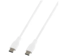 USB-C į USB-C kabelis DELTACO, 60W, 0.5 m, baltas / IPLH-1005 / 1902625