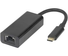 Deltaco USB-C gigabitinis tinklo adapteris su MAC adreso perdavimu