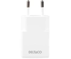 USB-C įkroviklis DELTACO, 1x USB-C PD 30 W, plonas, PPS, baltas / USBC-AC156 / 1903268