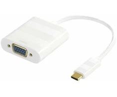 USB adapteris Deltaco USB-C - VGA Baltas (USBC- VGA1)