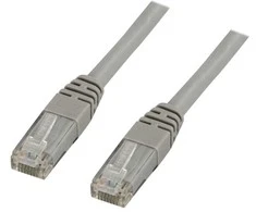 DELTACO U / UTP Cat5e patch kabelis 2m, 100MHz, Delta-certified, pilkas / 2-TP