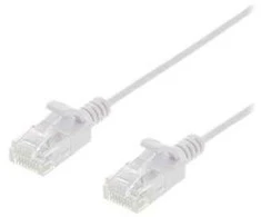 Deltaco UUTP-1411, 1 m, Cat6, U/FTP (STP), RJ-45, RJ-45, baltas