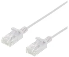 Deltaco UUTP-1411, 1 m, Cat6, U/FTP (STP), RJ-45, RJ-45, baltas
