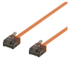 Deltaco UUTP-2024, 1 m, Cat6a, U/UTP (UTP), RJ-45, RJ-45, Oranžinis