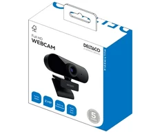 Full HD internetinė kamera DELTACO su 360° pasukimu, pakreipimu aukštyn/žemyn, 2 MP, juoda / W-100 / 1902912