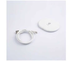 Bevielis kroviklis DELTACO, 10 W, USB-C, Qi, baltas QI-1039 / 1902335