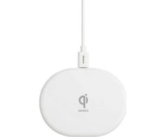 Bevielis kroviklis DELTACO, 10 W, USB-C, Qi, baltas QI-1039 / 1902335