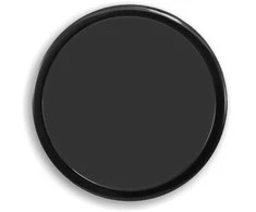 DEMCiflex dust filter 200mm, round – juodos spalvos