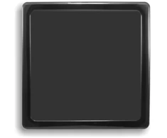 DEMCiflex Dust Filter 200mm, square – juodos spalvos