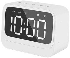 Radijo žadintuvas Denver EC-54W su głośnikiem Bluetooth balta