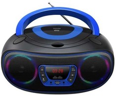 Denver TCL-212BT Mėlynas, 1.19 kg, Juodas, Mėlyna, Portable CD grotuvas