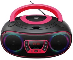 Muzikinis centras Denver TCL-212BT Mėlynas, 1.19 kg, Juodas, Mėlyna, Portable CD grotuvas